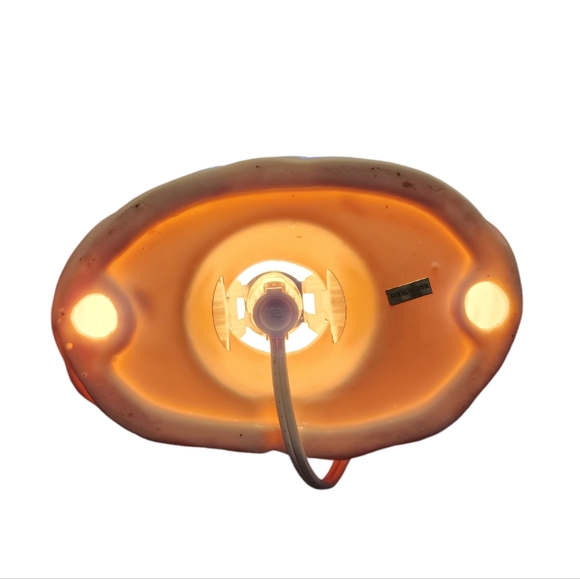 Vintage Light-Up Blue & White Porcelain Nesting Duck Night Light 5"X6"X3.5" - Picture 9 of 11